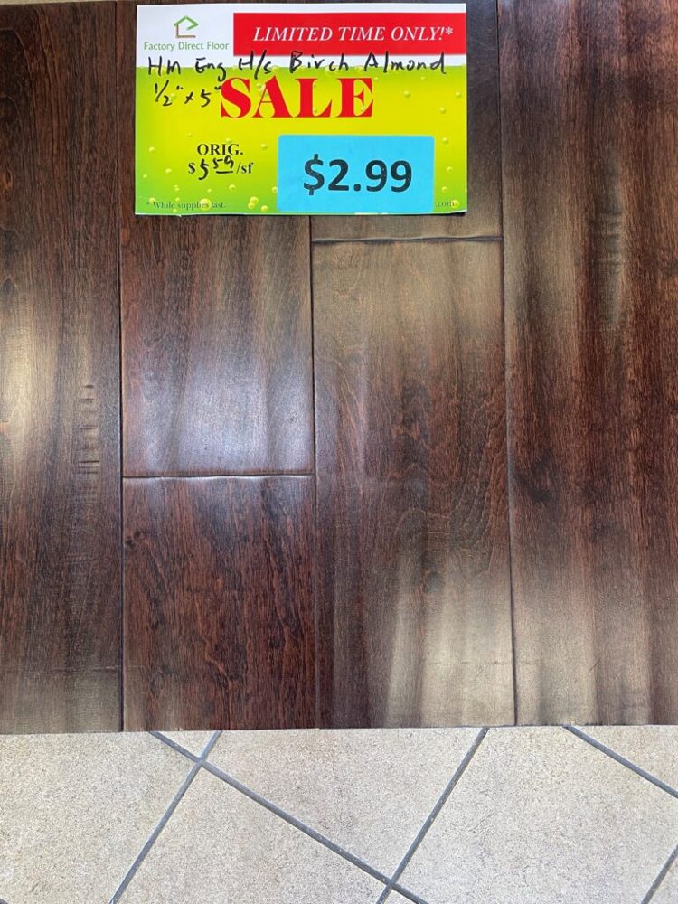 Clearance lot HM-Birch-Almond, group 11