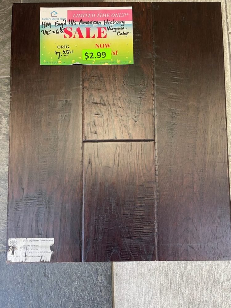 Clearance lot HM-American-Hickory-Virginia, group 17