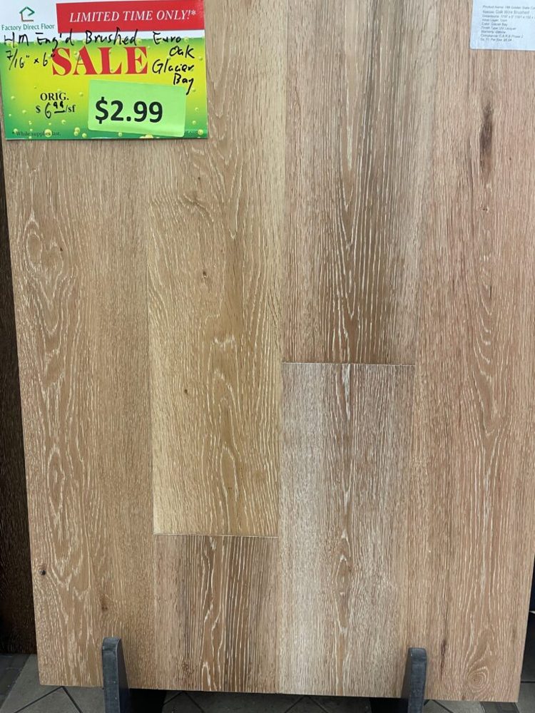 Clearance lot HM-Brushed-European-Oak-Glacier-Bay, group 19