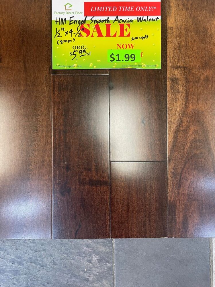 Clearance lot HM-Smooth-Acacia-Walnut, group 5