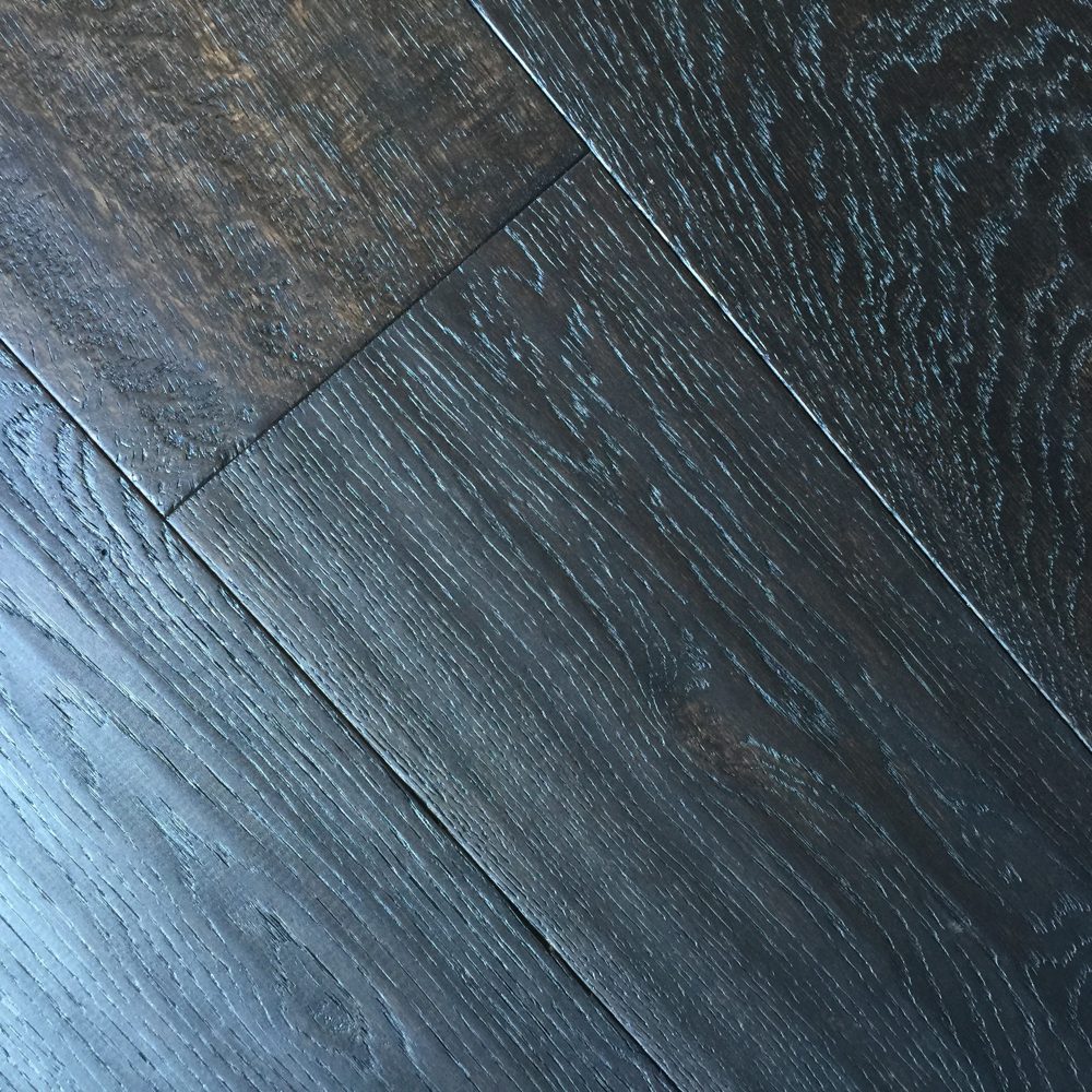 European Oak Brushed Finish Color Espresso 1/2″ x 7 1/2″ (3mm top layer)