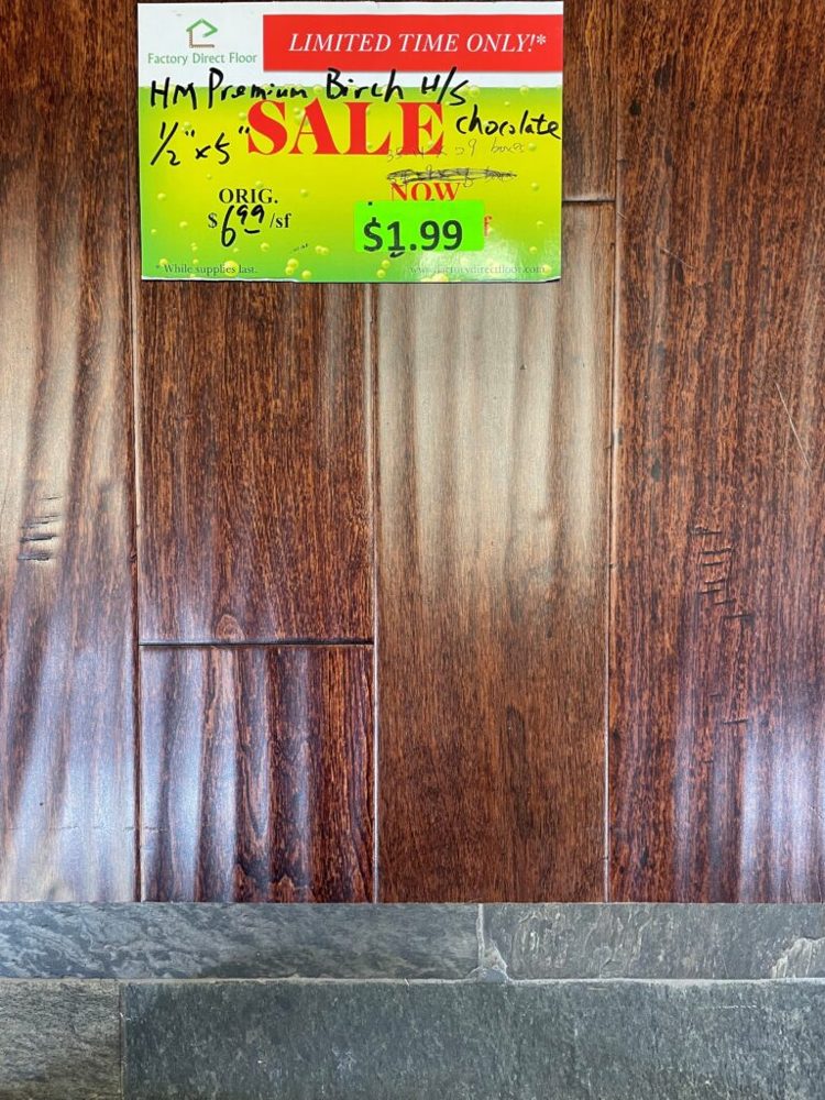 Clearance lot HM-Premium-Birch-Chocolate, group 7