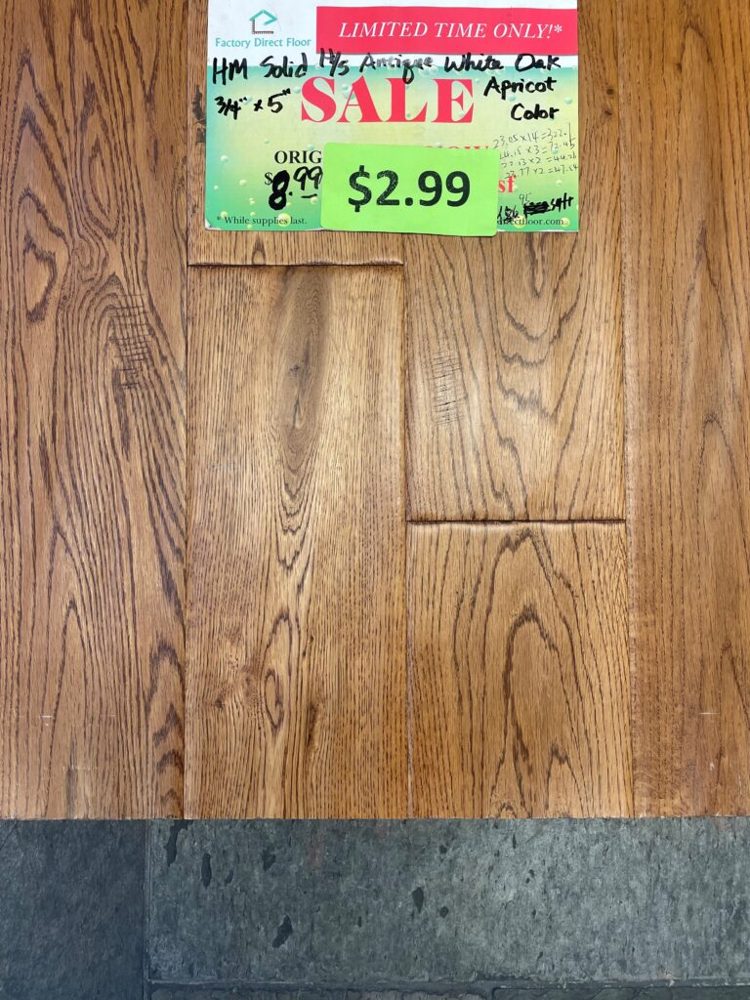 Clearance lot HM-Solid-Antique-White-Oak-1, group 4