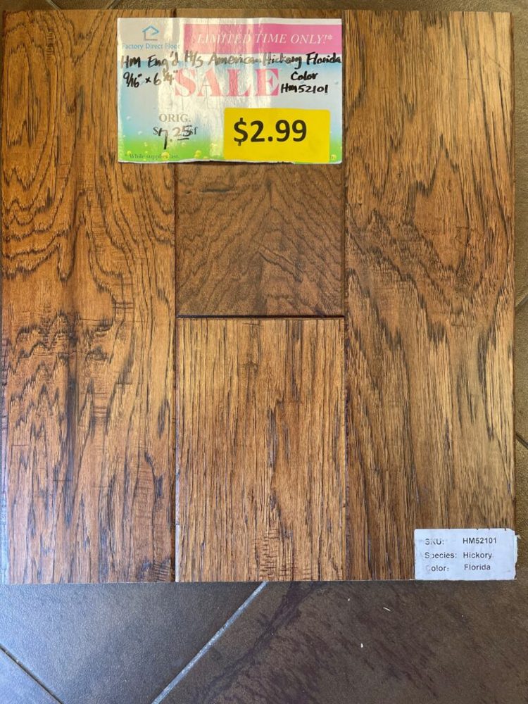 Clearance lot HM-American-Hickory-Florida, group 8