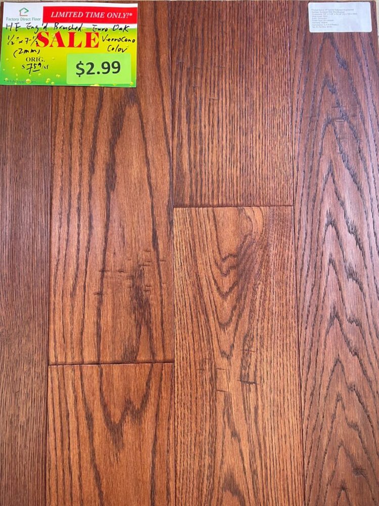 Clearance lot HF-Brushed-Euro-Oak-Verrocomo, group 18