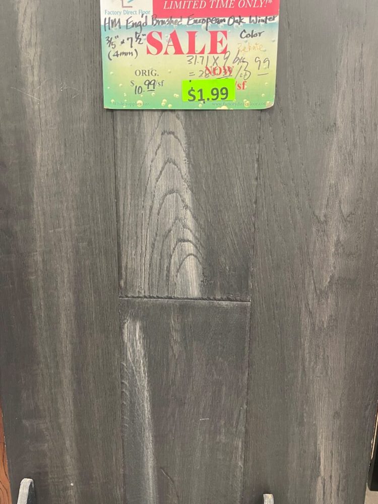 Clearance lot HM-Brushed-European-Oak-Winter, group 18