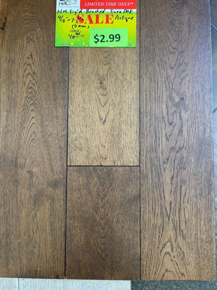 Clearance lot HM-Brushed-Euro-Oak-Antique, group 17