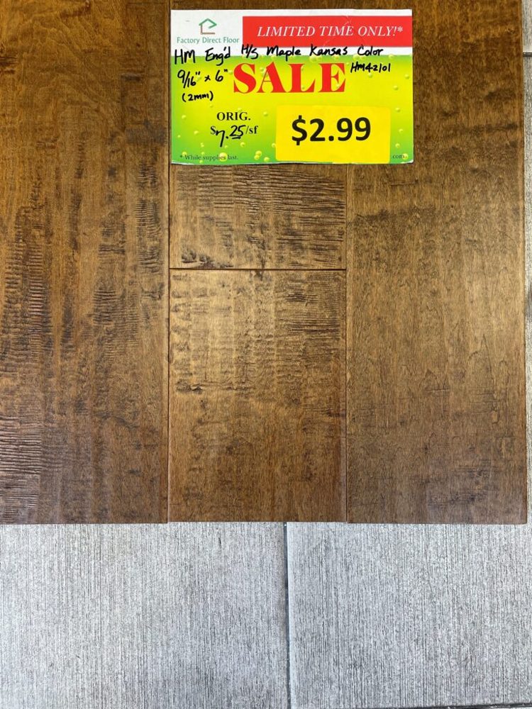 Clearance lot HM-Maple-Kansas-Color, group 7