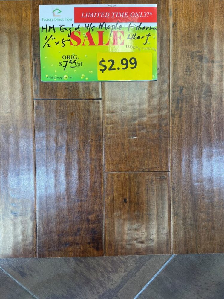 Clearance lot HM-Maple-Fisherman-Wharf, group 7
