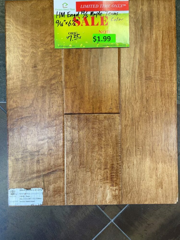 Clearance lot HM-Maple-Texas, group 10