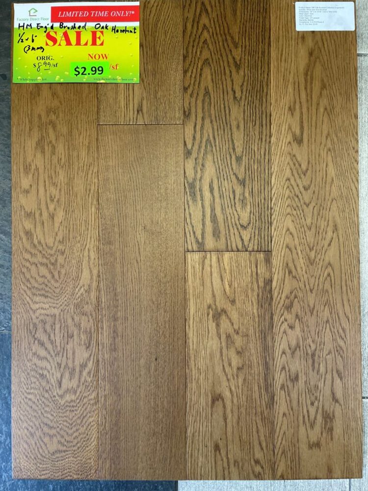 Clearance lot HM-Brushed-Oak-Hazelnut, group 16