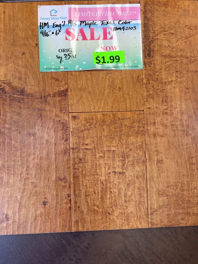 Clearance lot HM-Maple-Texas-Color, group 8