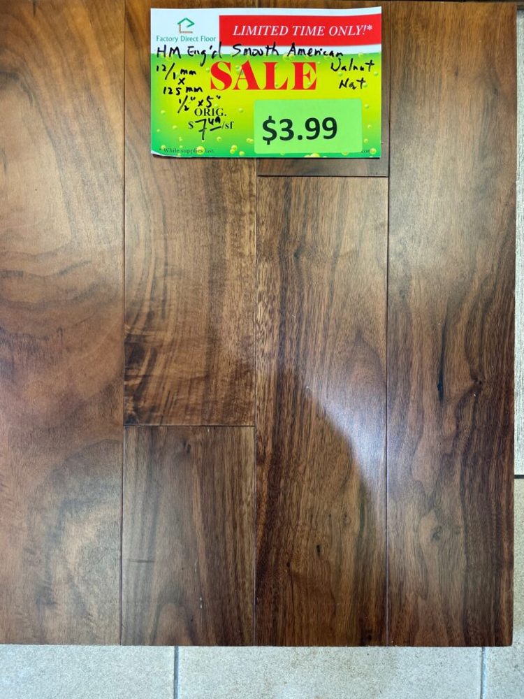 Clearance lot HM-Smooth-American-Walnut-Natural, group 6