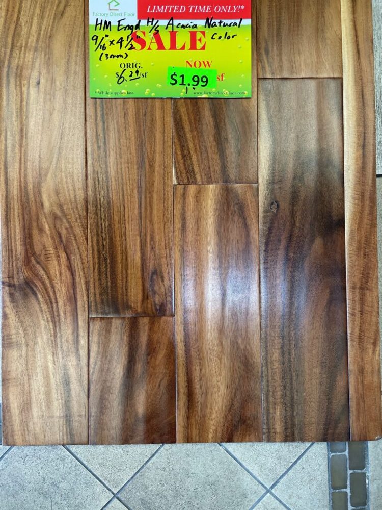 Clearance lot HM-Acacia-Natural-1, group 6